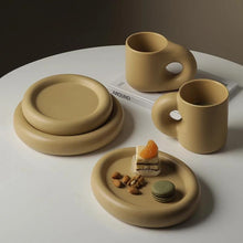 Load image into Gallery viewer, Fat Handle Creative Handmade Ceramic Mug