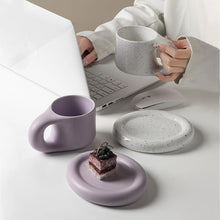 Load image into Gallery viewer, 300ml Fat Handle Creative Handmade Ceramic Mug