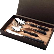 Load image into Gallery viewer, Stainless Steel Cutlery With Wooden Handle Set
