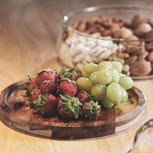 Load image into Gallery viewer, Transparent Glass Storage Canister Holder with Wood Lid
