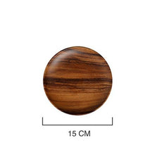 Load image into Gallery viewer, Unbreakable Classic Round Wood Dinner Plates
