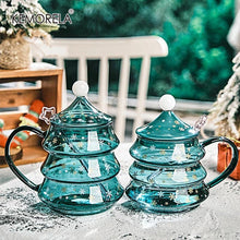 Load image into Gallery viewer, Crystal Christmas Tree Shaped Coffee Cup
