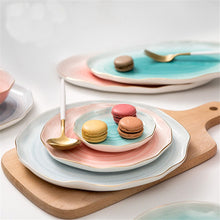 Load image into Gallery viewer, Gradient Color Ceramic Plate
