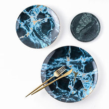 Load image into Gallery viewer, Marbled Ceramic Michelangelo Plate
