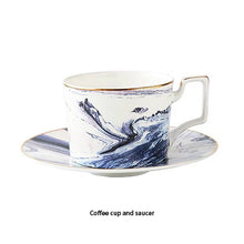 Load image into Gallery viewer, European Marbled Gilt Ceramic Plate
