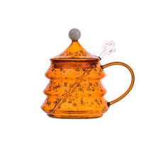 Load image into Gallery viewer, Crystal Christmas Tree Shaped Coffee Cup
