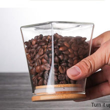 Load image into Gallery viewer, Jar Container Decorative Canister Terrarium Vase With Extra Wide Mouth Wooden Lid
