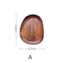 Load image into Gallery viewer, Round Wood Plates, Perfect for Serving, Sushi, Cheese, Sandwiches
