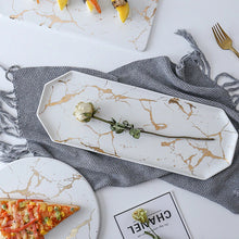 Load image into Gallery viewer, Creative Marbled Ceramic Tableware
