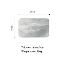 Load image into Gallery viewer, Marble Pastry Board White
