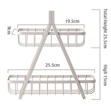 Load image into Gallery viewer, Two Tier Standing Rack Cabinet Organizer
