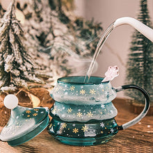 Load image into Gallery viewer, Crystal Christmas Tree Shaped Coffee Cup
