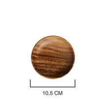 Load image into Gallery viewer, Unbreakable Classic Round Wood Dinner Plates
