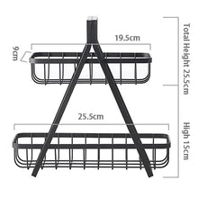 Load image into Gallery viewer, Two Tier Standing Rack Cabinet Organizer

