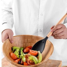 Load image into Gallery viewer, 13Pcs Silicone Cooking Utensils Wooden Handle With Stainless Steel Storage Box, Nonstick Cookware (BPA Free)
