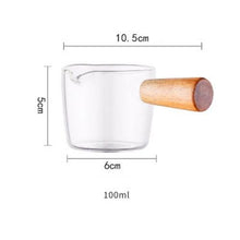 Load image into Gallery viewer, Milk Cup with Wood Handle
