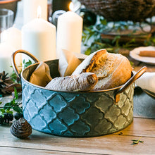 Load image into Gallery viewer, Iron Bread Basket Retro Antique Style
