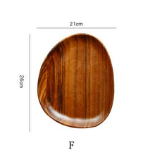 Load image into Gallery viewer, Round Wood Plates, Perfect for Serving, Sushi, Cheese, Sandwiches

