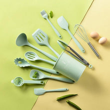 Load image into Gallery viewer, 12Pcs Silicone Kitchen Utensil Set, Nonstick Cookware (BPA Free)
