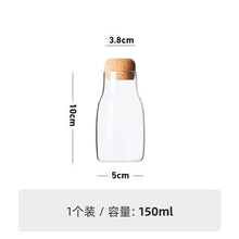 Load image into Gallery viewer, Clear Glass Carafe With Cork Stopper
