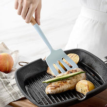 Load image into Gallery viewer, New Tiffany Blue &amp; White Silicone Cooking Utensils (BPA Free)
