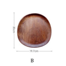 Load image into Gallery viewer, Round Wood Plates, Perfect for Serving, Sushi, Cheese, Sandwiches
