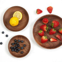 Load image into Gallery viewer, Unbreakable Classic Round Wood Dinner Plates
