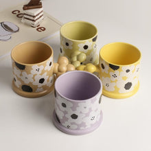 Load image into Gallery viewer, Creative Geometric Ceramic Mugs With Handle Tray Handmade Coffee Cups
