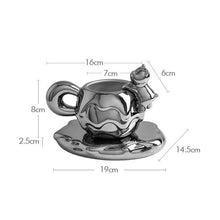 Load image into Gallery viewer, Nordic Mug Coffee Cup Luxury Ceramic Girl Mugs Fat Saucer Set Cute Ins Couple Water Milk White Cups Original Mugs Birthday Gift
