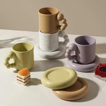 Load image into Gallery viewer, European Ceramics Coffee Cups And Saucers Tableware Coffee Plates Dishes Afternoon Tea Set Home Kitchen With Gift Box
