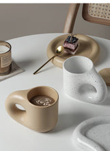Load image into Gallery viewer, Fat Handle Creative Handmade Ceramic Mug
