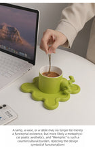 Load image into Gallery viewer, Trend Klein Blue Handmade Ceramic Cups With Big Handle For Coffee Tea Milk Creative Splash Ink Mugs Gifts Home Office Drinkware
