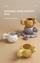Load image into Gallery viewer, Nordic Mug Coffee Cup Luxury Ceramic Girl Mugs Fat Saucer Set Cute Ins Couple Water Milk White Cups Original Mugs Birthday Gift
