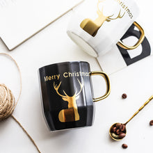 Load image into Gallery viewer, Christmas Elk Coffee Cup
