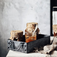 Load image into Gallery viewer, Rectangular Metal Storage, Breakfast Bread Cake Plate Square Box
